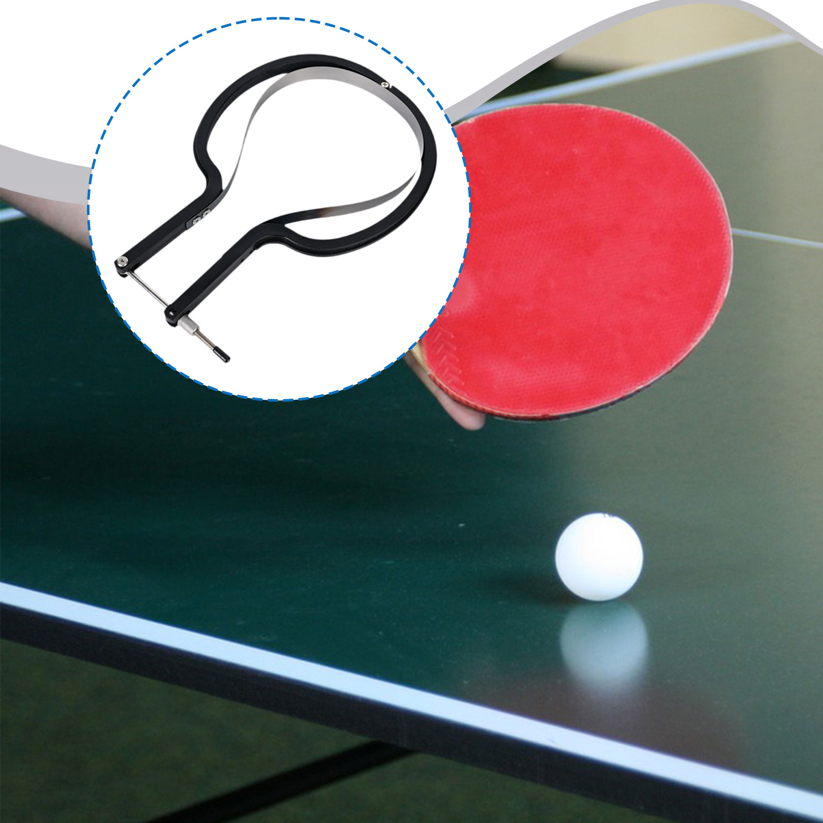 Table Tennis Kit - ชุดเครื่องมือตัดขอบไม้ปิงปอง ดีไซน์โค้ง สำหรับเปลี่ยนขอบไม้ปิงปอง แบบ ARC Bow