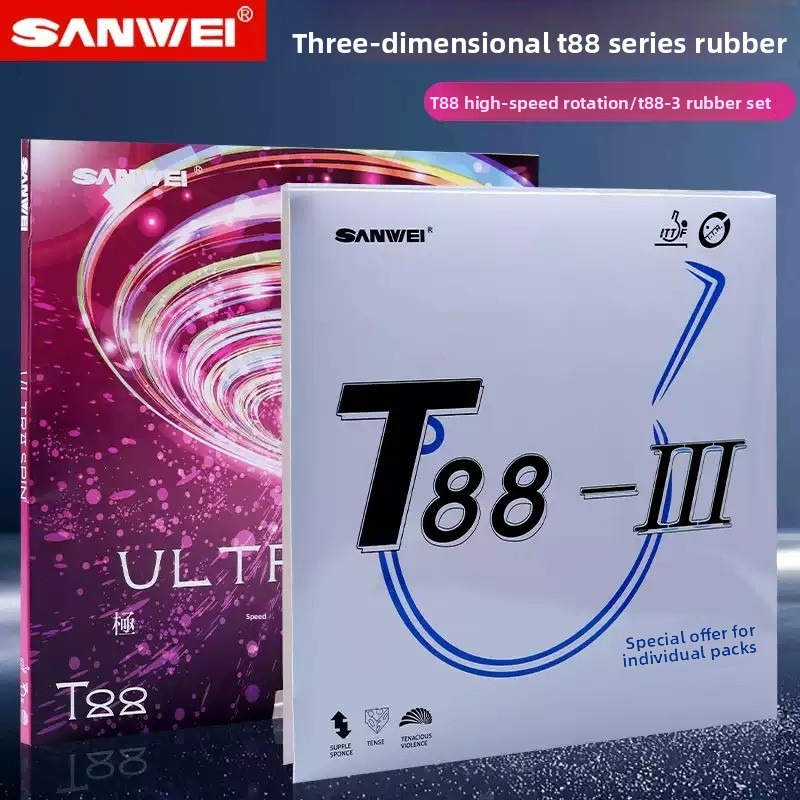 Table Tennis For Sale - ยางปิงปอง Sanwei T88 ULTRA-Spin T88-3 ชุดคู่