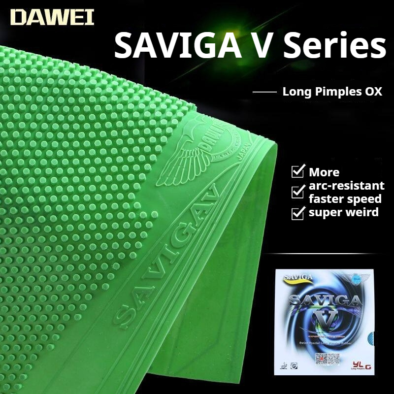 Table Tennis For Sale - ยางปิงปอง DAWEI SAVIGA V ปุ่มยาวหลากสี OX