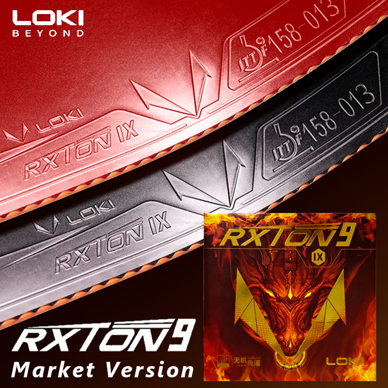 Table Tennis For Sale - ยางปิงปอง LOKI RXTON 9 รุ่นตลาด ยางปิงปองเหนียวสำหรับการเล่นลูปและไดรฟ์