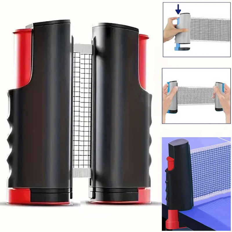 Table Tennis Kit - 2026 ตาข่ายปิงปองแบบพับได้ ใช้ได้ทุกที่ อุปกรณ์กีฬา อะไหล่เสาปิงปอง อุปกรณ์เสริมสำหรับออกกำลังกาย