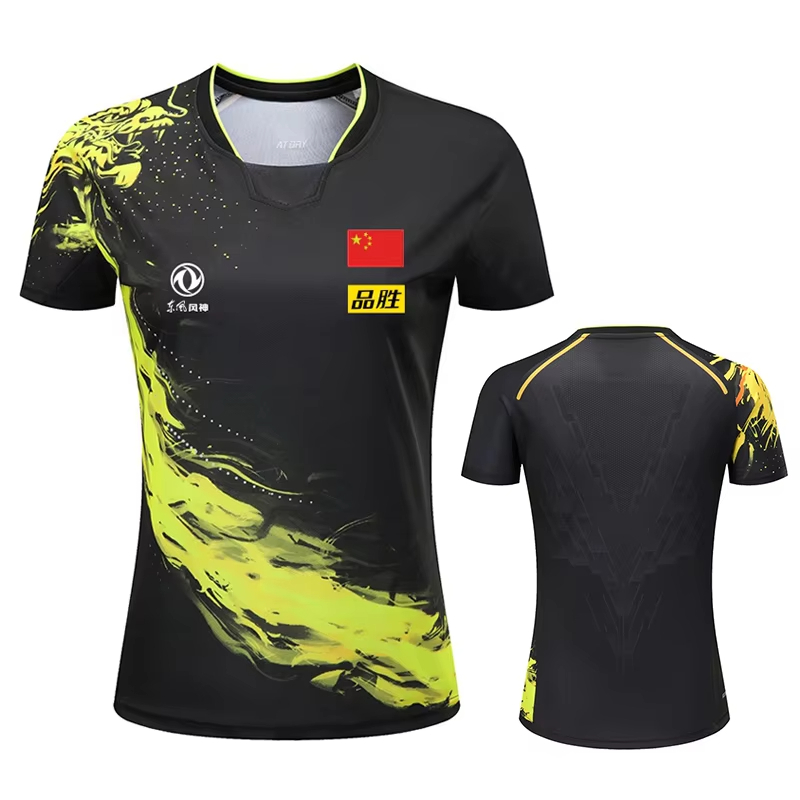 Table Tennis Daily - จีน Dragon ตารางเทนนิสพิมพ์เสื้อยืดสําหรับผู้ชายผู้หญิงเสื้อผ้าแฟชั่นกีฬาแบดมินตันเสื้อยืดปิงปอง Jersey ฟิตเนสเสื้อ