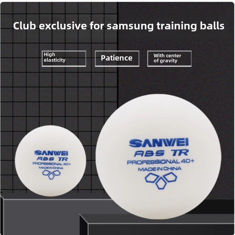 50 100 pcs Sanwei ใหม่วัสดุพลา - Table Tennis Daily บทวิจารณ์และราคา