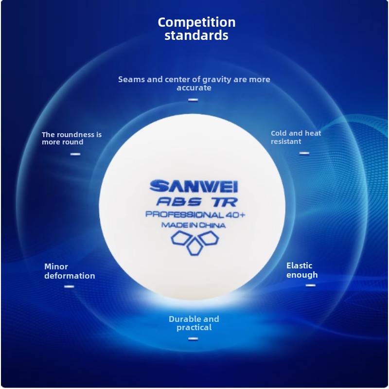 50 100 pcs Sanwei ใหม่วัสดุพลา - Table Tennis Daily บทวิจารณ์และราคา