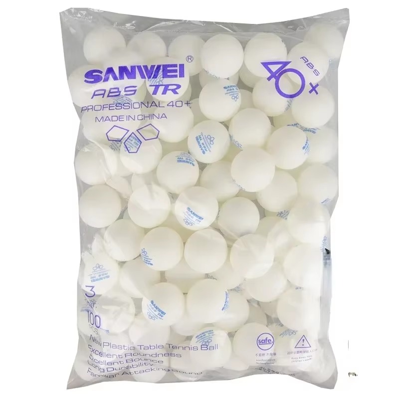 50 100 pcs Sanwei ใหม่วัสดุพลา - Table Tennis Daily บทวิจารณ์และราคา
