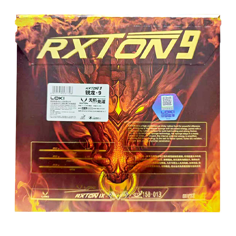ยางปิงปอง LOKI RXTON 9 รุ่นตลา - Table Tennis For Sale บทวิจารณ์และราคา