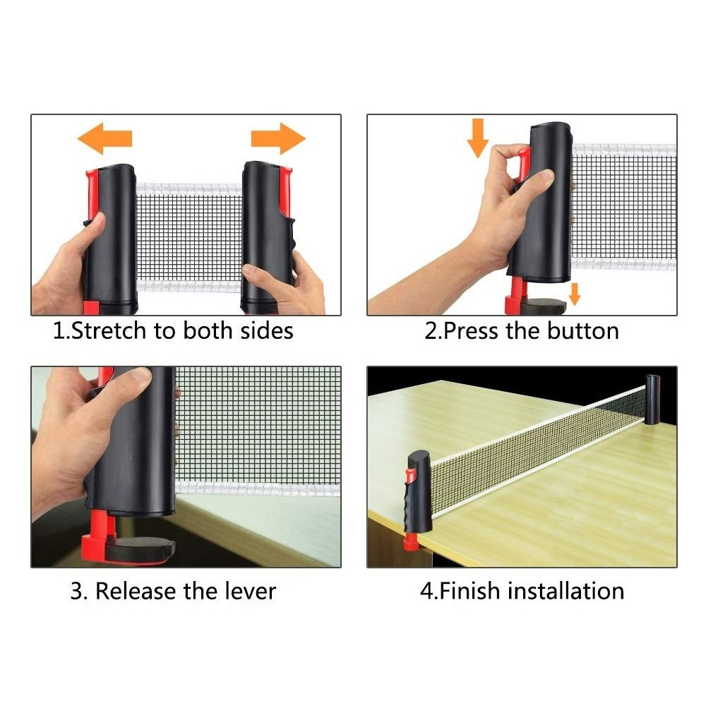 ตาข่ายปิงปองชั้นวางปิงปองแบบพั - Table Tennis Kit บทวิจารณ์และราคา