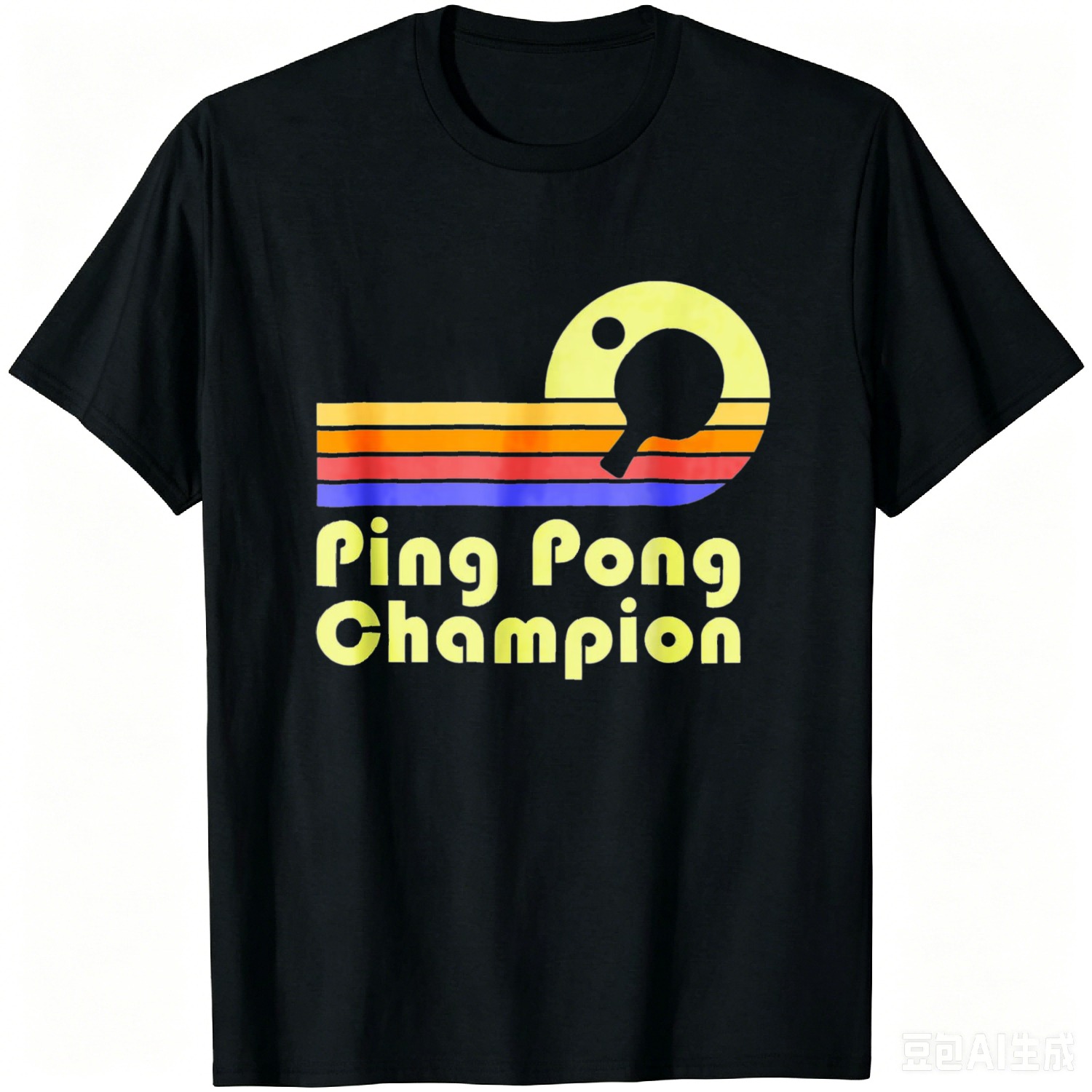 แชมป์ปิงปอง - เสื้อยืดวินเทจลา - Table Tennis Champion บทวิจารณ์และราคา