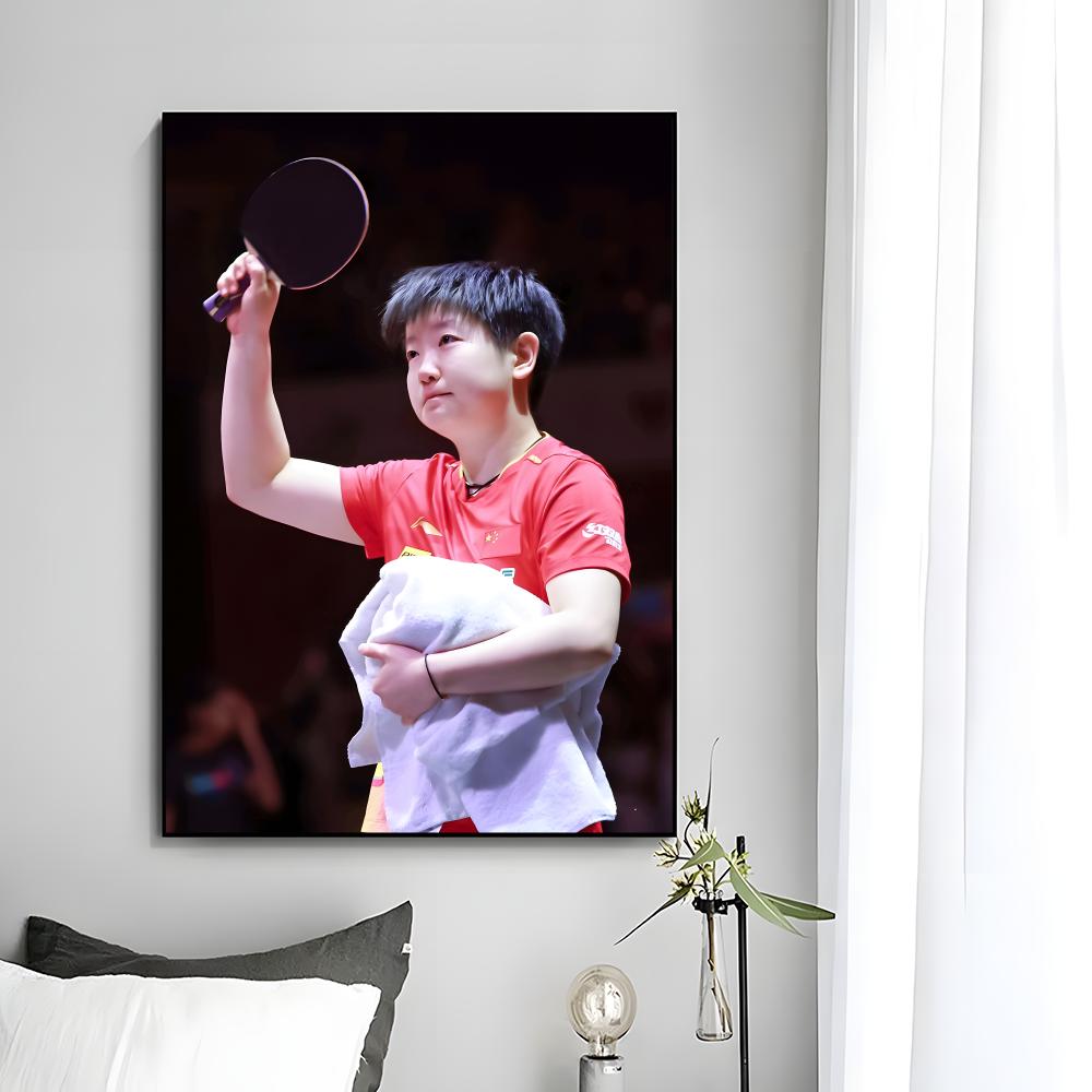 โปสเตอร์นักกีฬาเทเบิลเทนนิสชื่ - Table Tennis Champion บทวิจารณ์และราคา